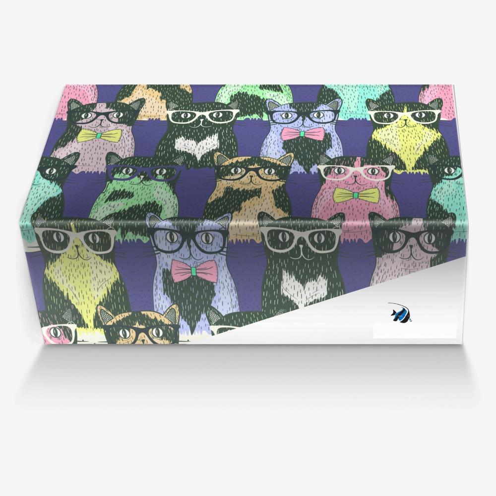 The watery waves custom made in Italy shoes by Sage | Box view