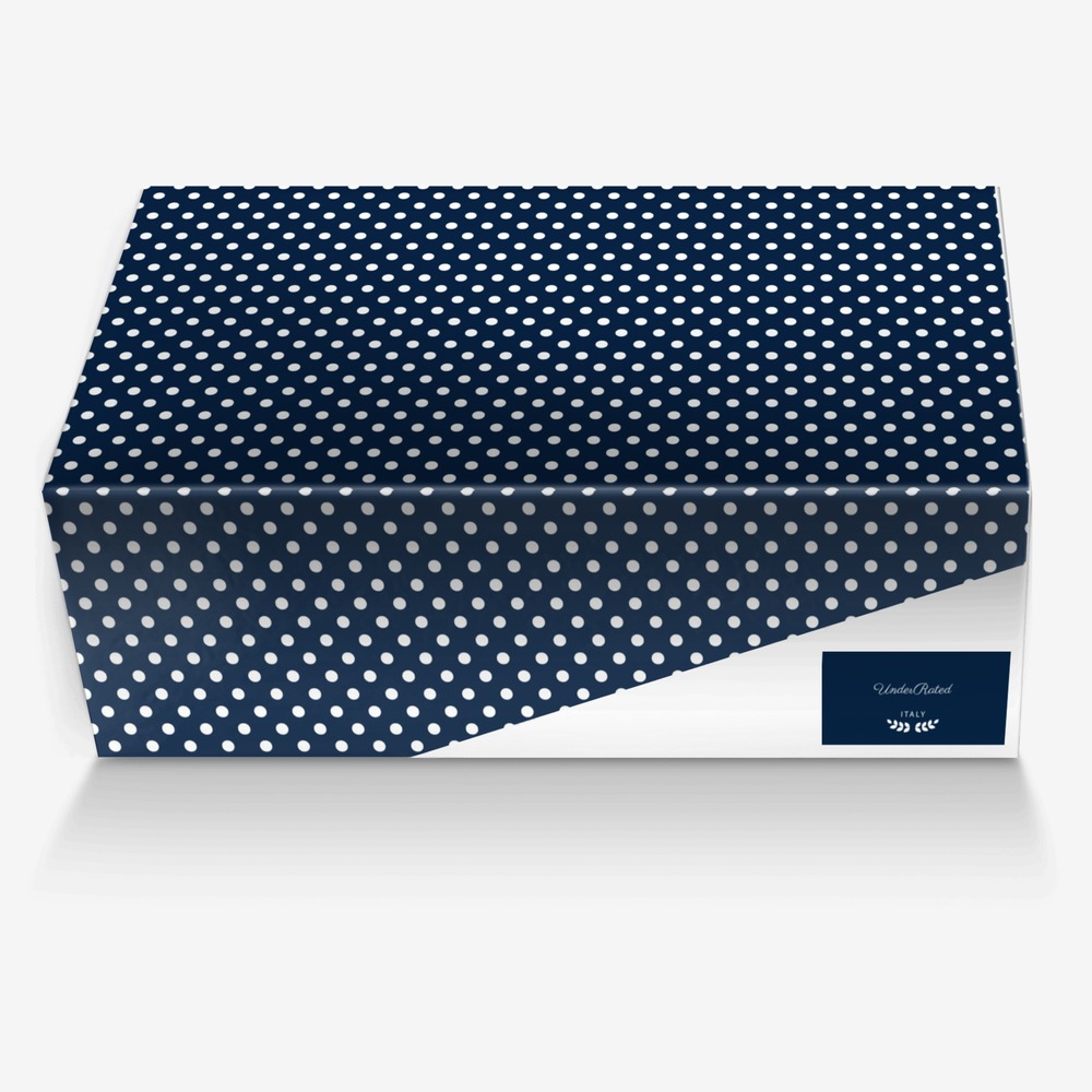 UnderRated  custom made in Italy shoes by Underrated Denim | Box view