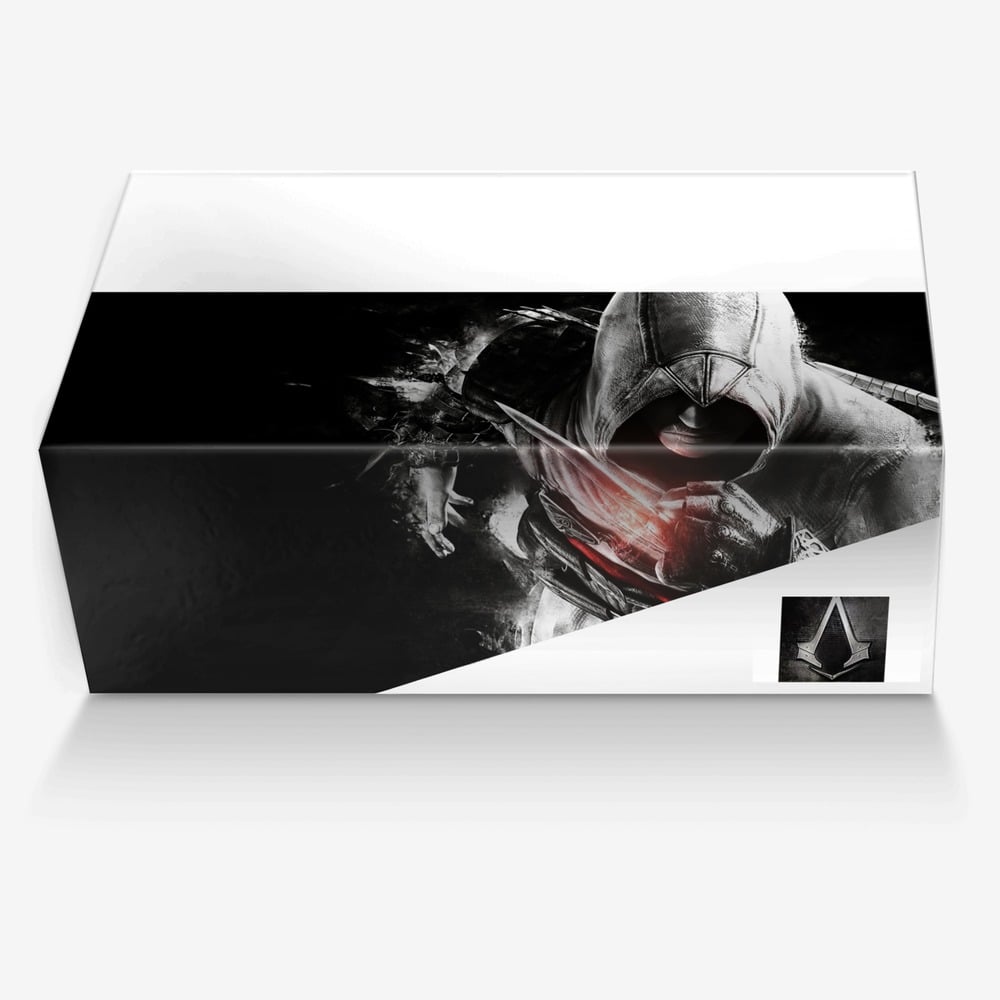 Razors custom made in Italy shoes by Mahlyk Woodfolk | Box view