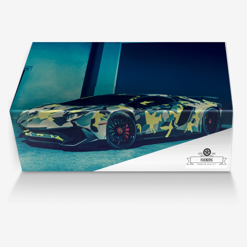 Shoes custom made in Italy shoes by Savage God | Box view
