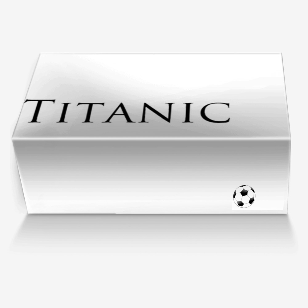 TITANIC SOCCER custom made in Italy shoes by Cole | Box view