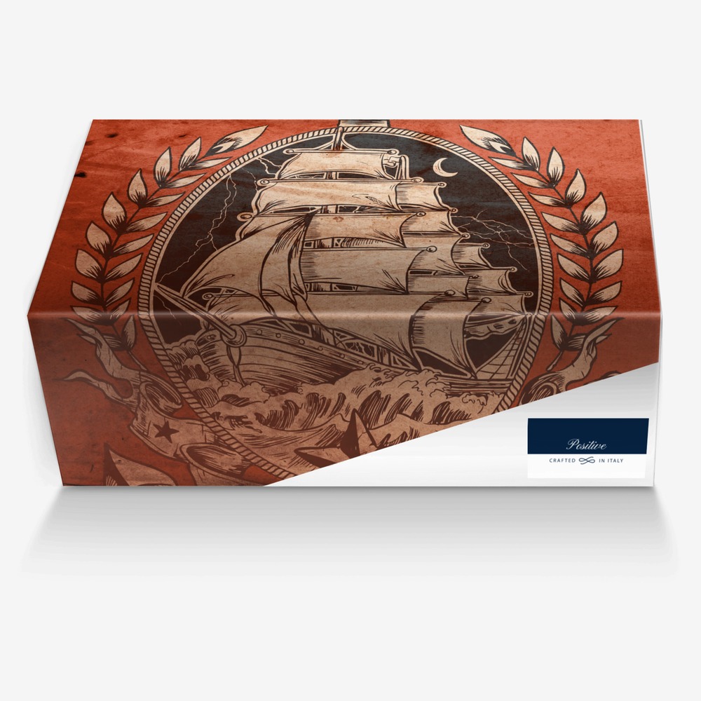 Pos custom made in Italy shoes by Braheem Tatum | Box view