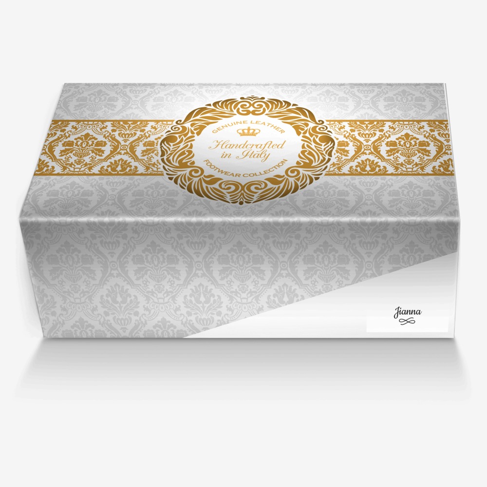 Jianna custom made in Italy shoes by Jianna Julal | Box view