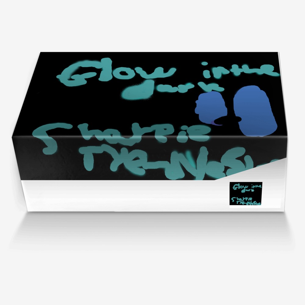 Glow in the dark  custom made in Italy shoes by Shannon Daigle | Box view