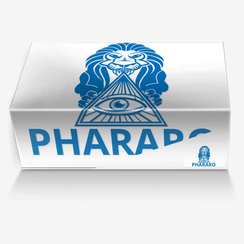 BLUE BOX PHARARO  custom made in Italy shoes by Kory Drake | Box view