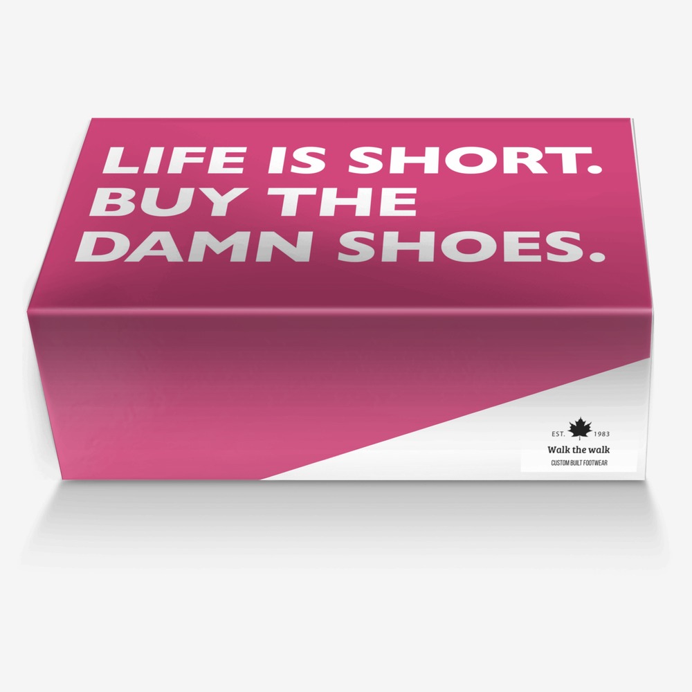 Walk the walk custom made in Italy shoes by Davina Delk | Box view