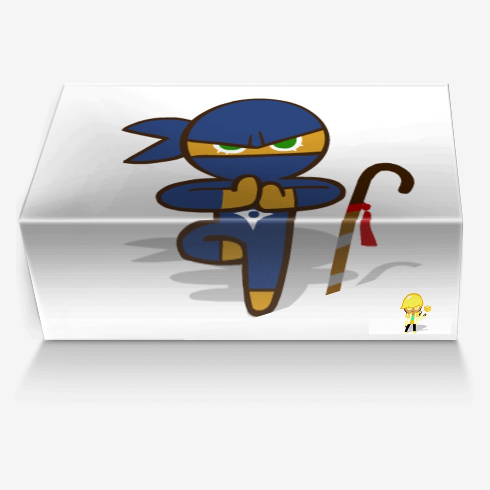 Cookie run custom made in Italy shoes by Sunggyun Im | Box view
