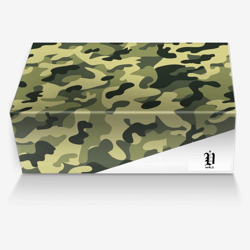 vics army air custom made in Italy shoes by Brayden Murphy | Box view