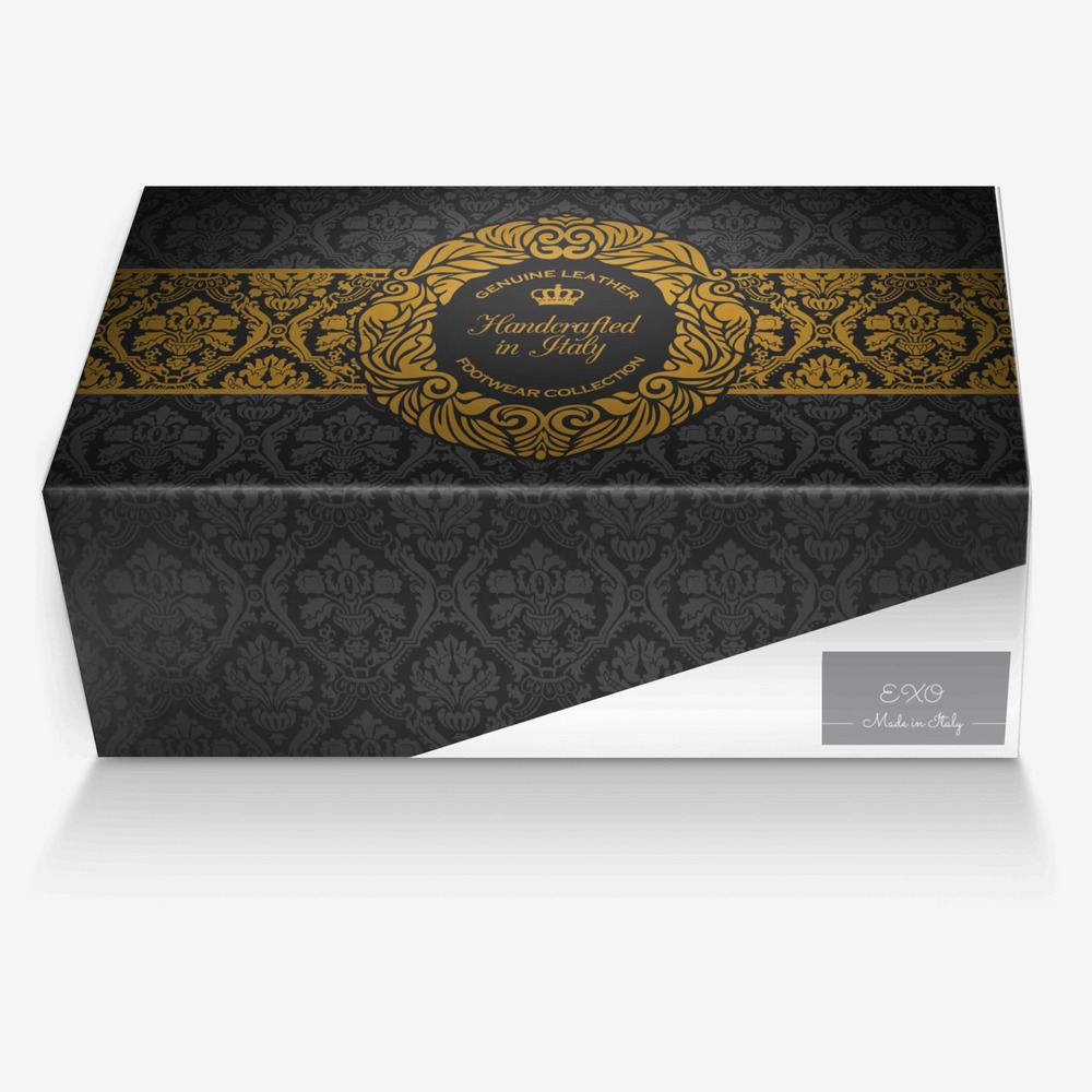 EXO  custom made in Italy shoes by Ein Odom | Box view