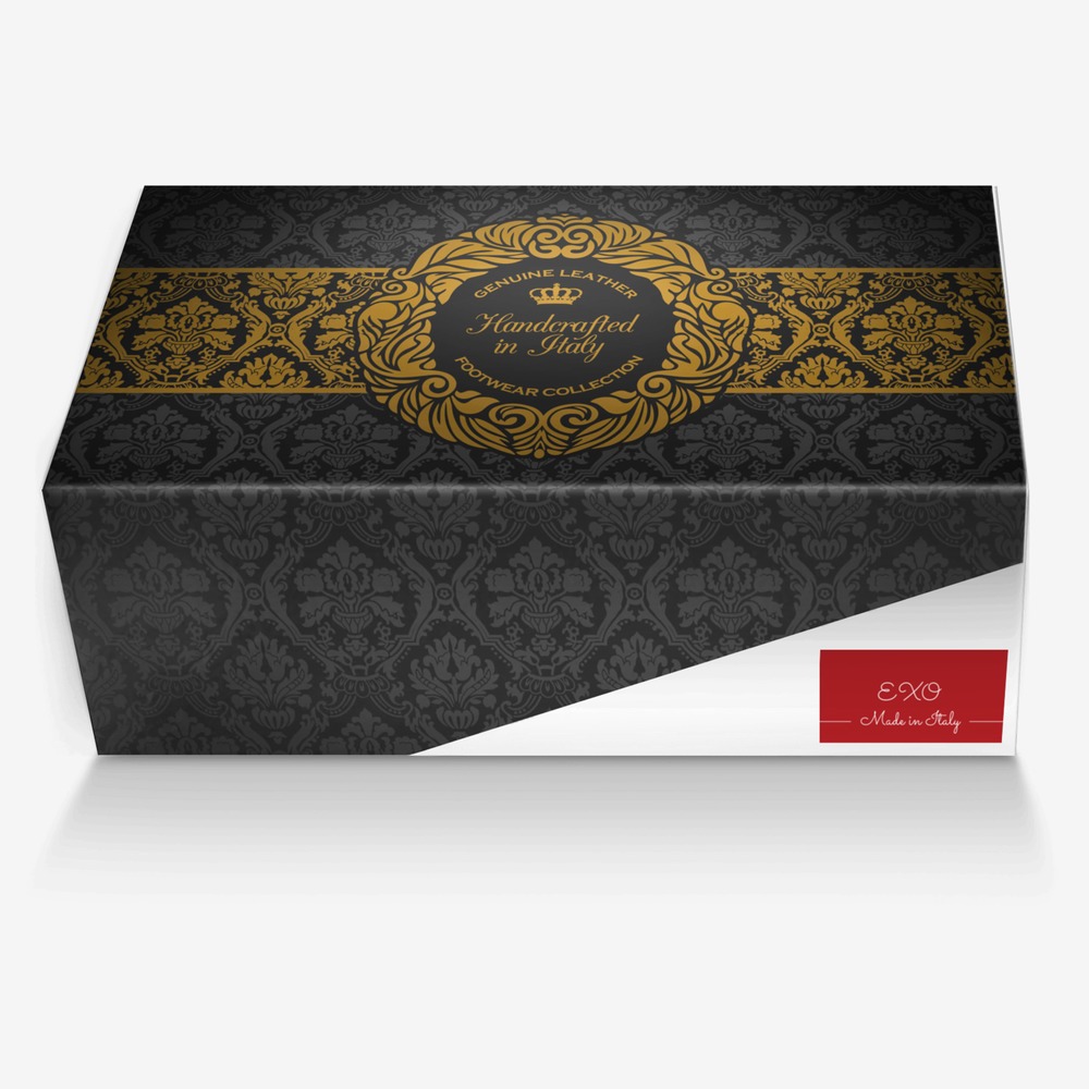 EXO  custom made in Italy shoes by Ein Odom | Box view