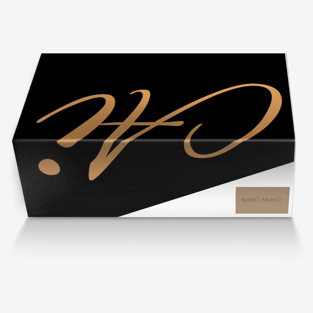 Imanoanano  custom made in Italy shoes by Iman A | Box view