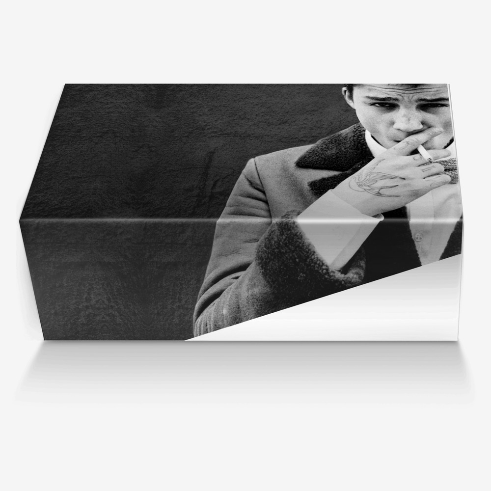 Dopeman's custom made in Italy shoes by Jamal Foster | Box view