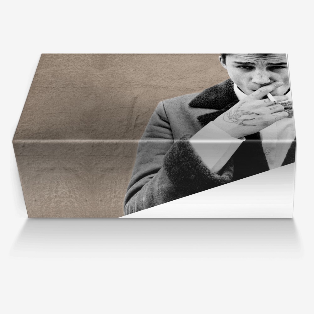 Dopeman's custom made in Italy shoes by Jamal Foster | Box view