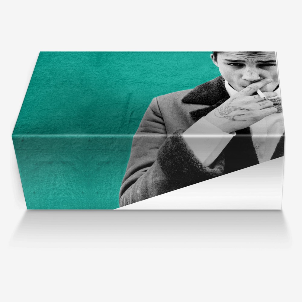 Dopeman's custom made in Italy shoes by Jamal Foster | Box view