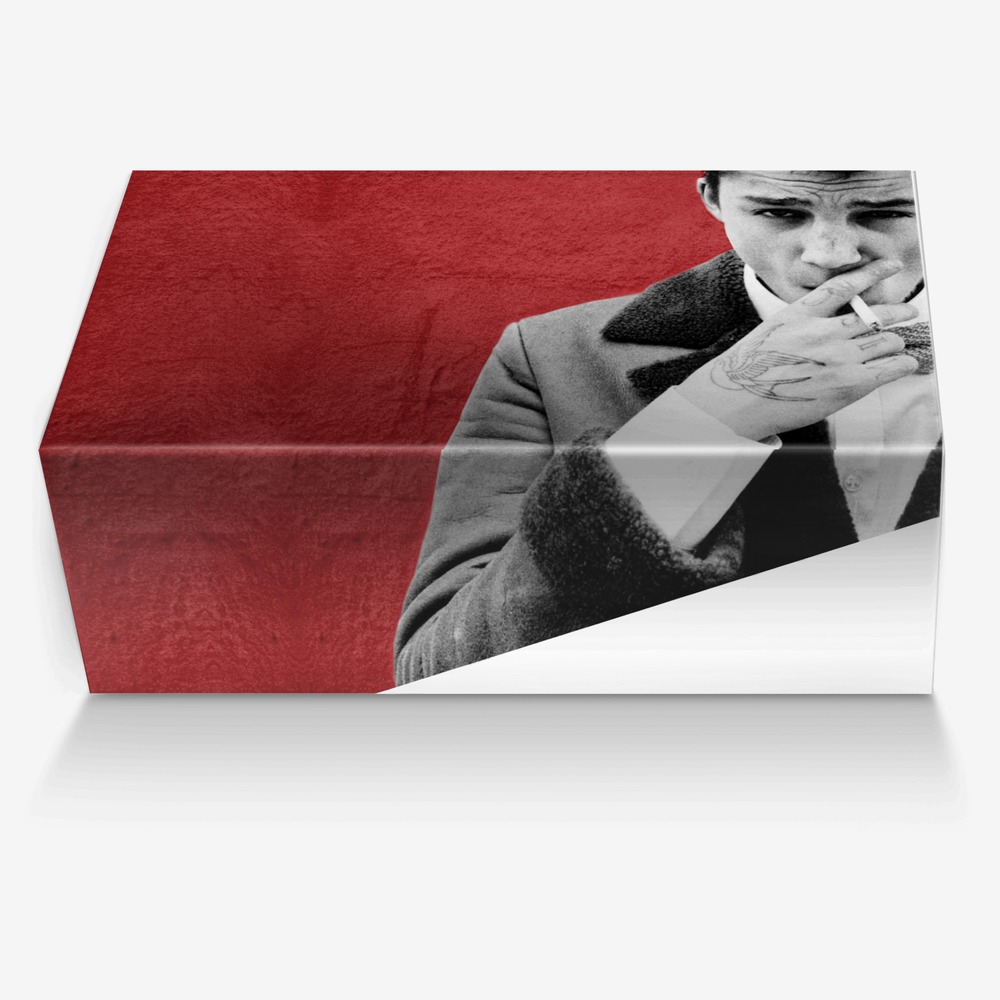 Dopeman's custom made in Italy shoes by Jamal Foster | Box view
