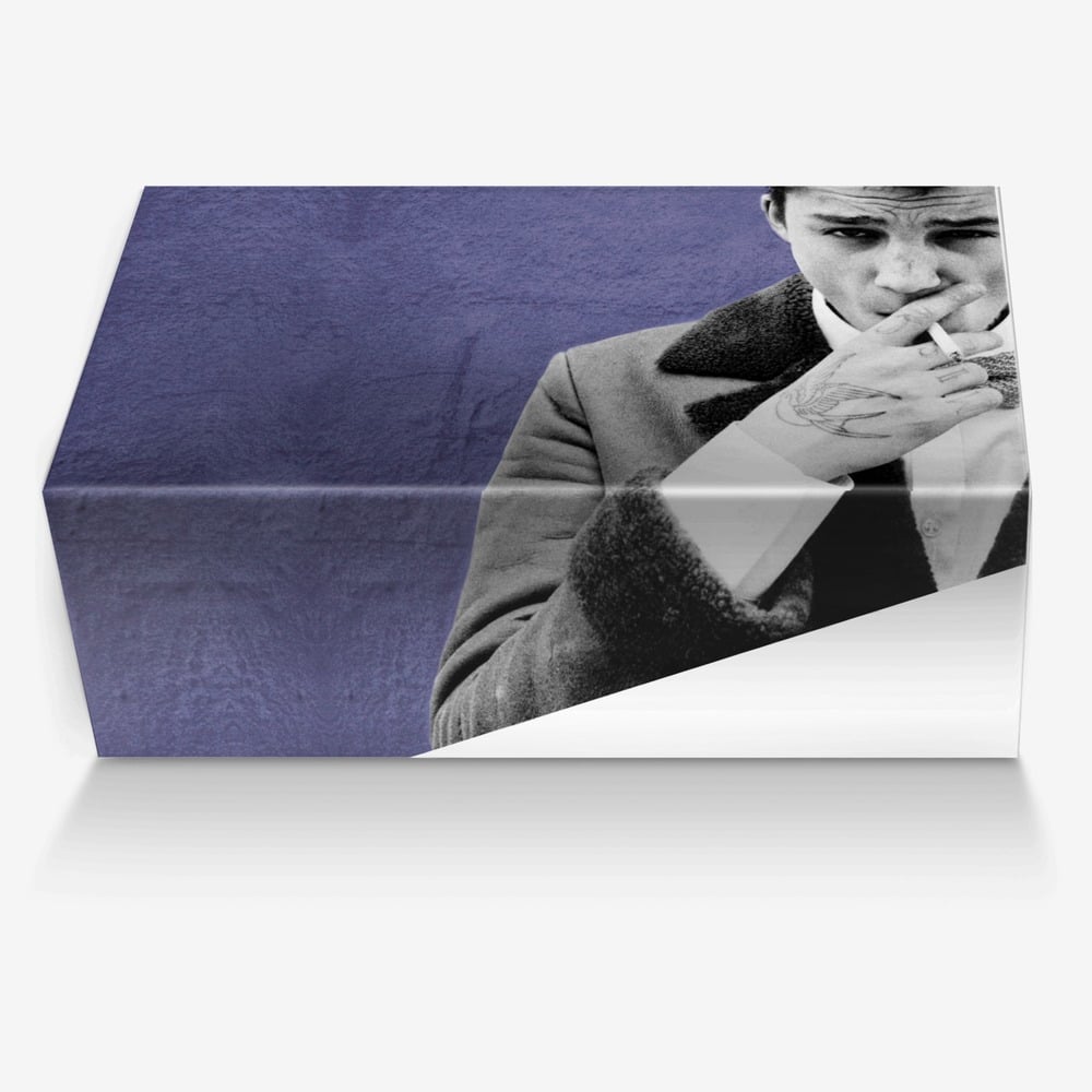 Dopeman's custom made in Italy shoes by Jamal Foster | Box view