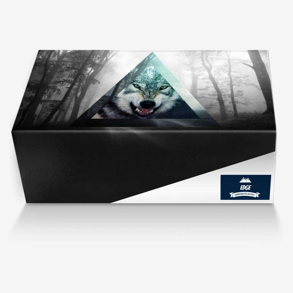 Edge custom made in Italy shoes by Jaycen Glancy | Box view