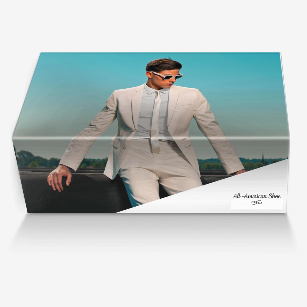 All -American Shoe custom made in Italy shoes by Navare Johnson | Box view