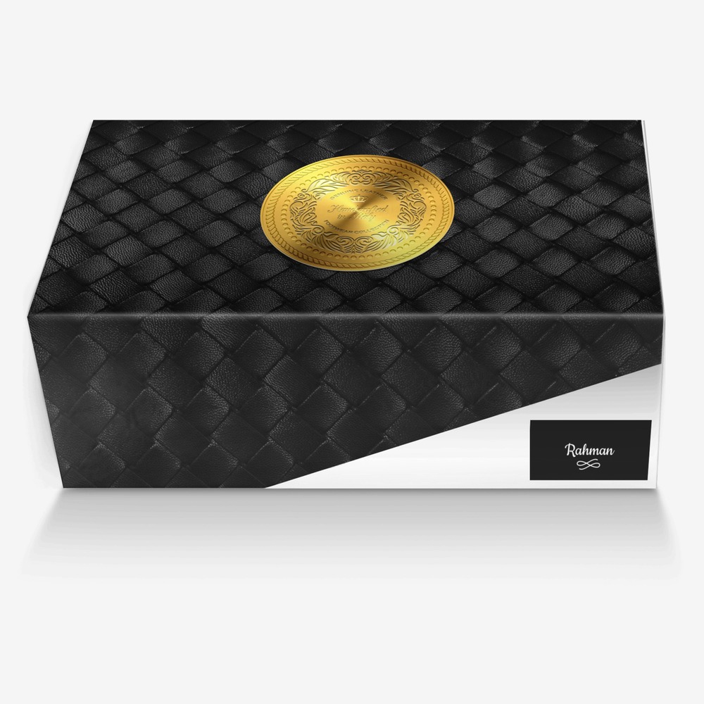 Rahman custom made in Italy shoes by Samir | Box view
