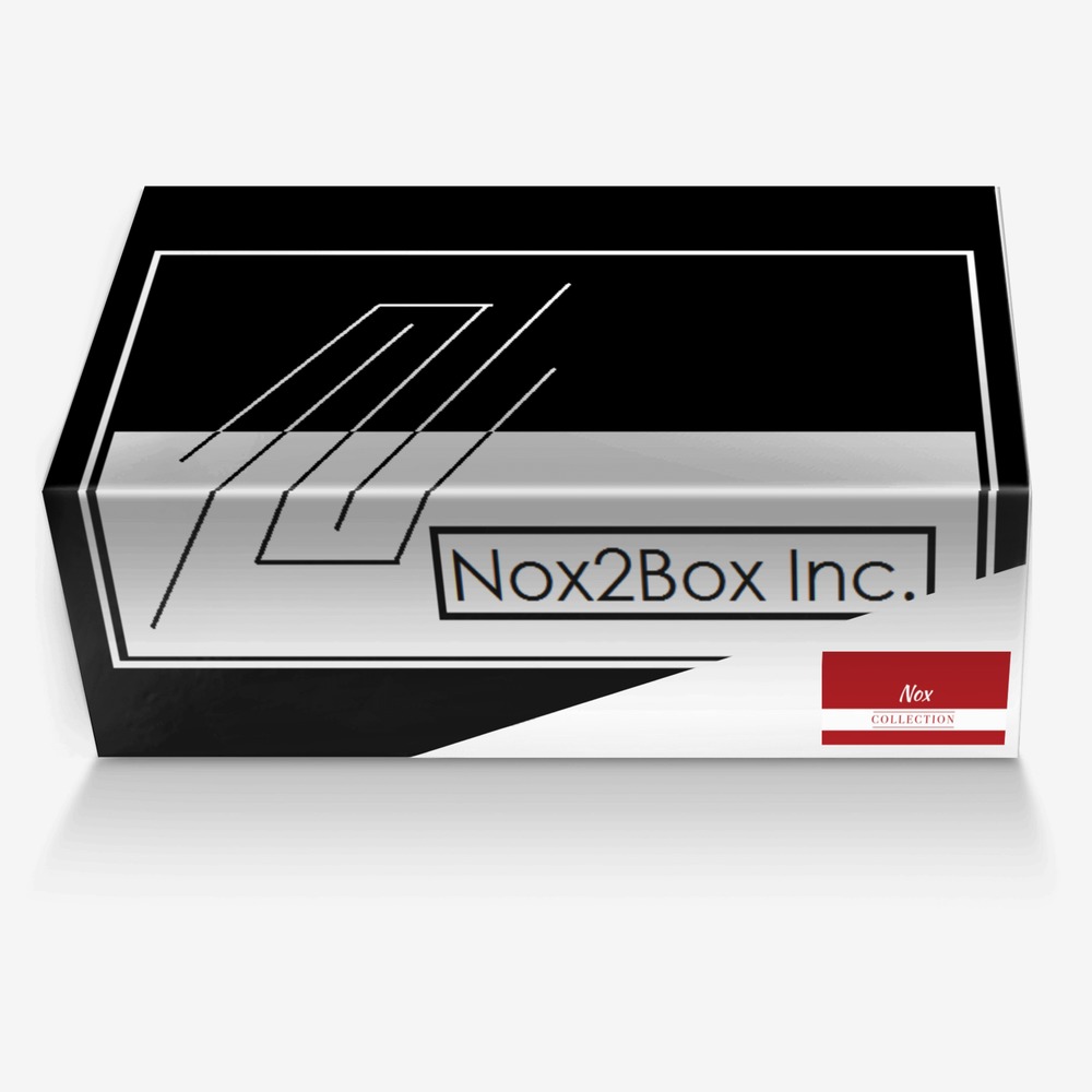 Nox custom made in Italy shoes by Justas Ostasevicius | Box view