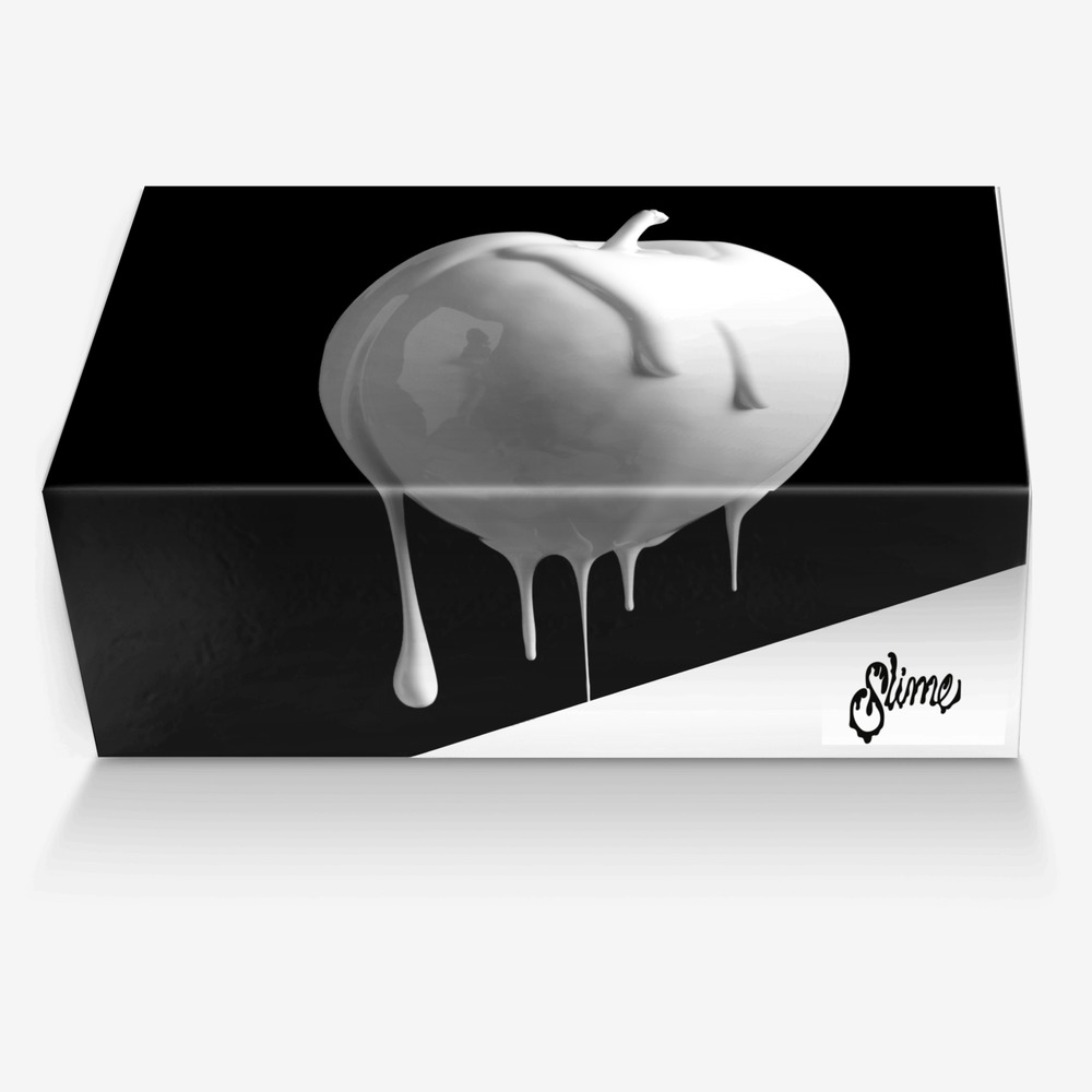 Slime custom made in Italy shoes by Jaylen Gomes | Box view