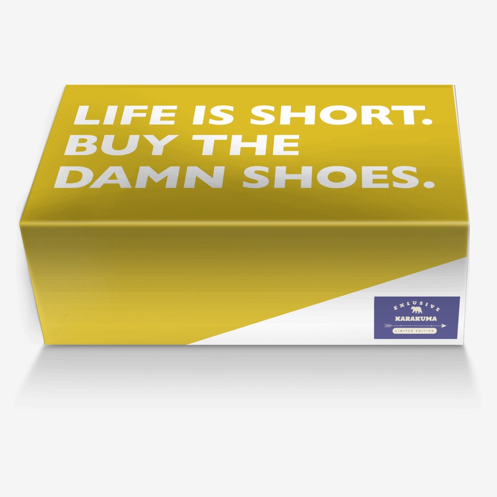 Karakuma custom made in Italy shoes by Drei James | Box view