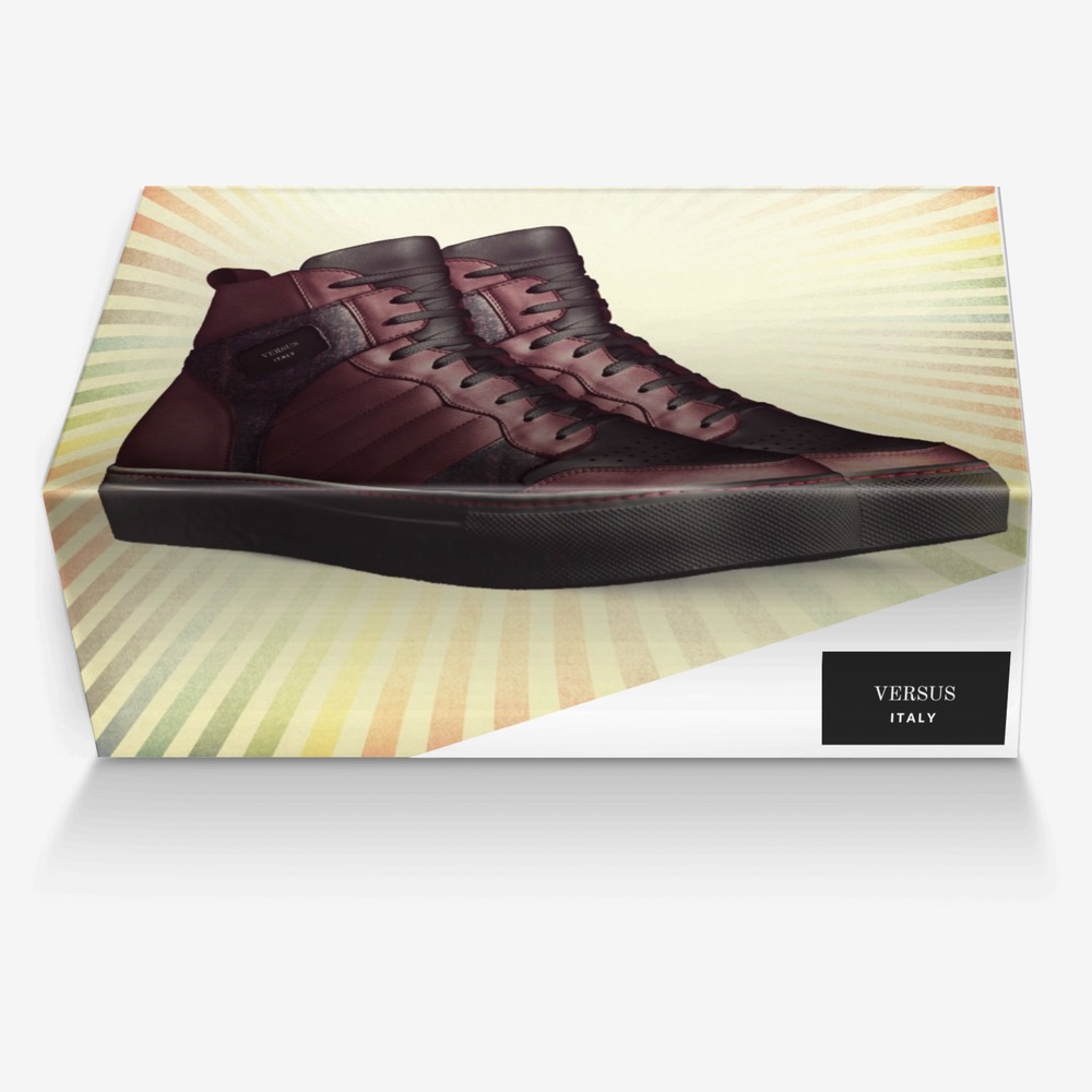 VERSUS custom made in Italy shoes by Marcello Gatto Monticone | Box view