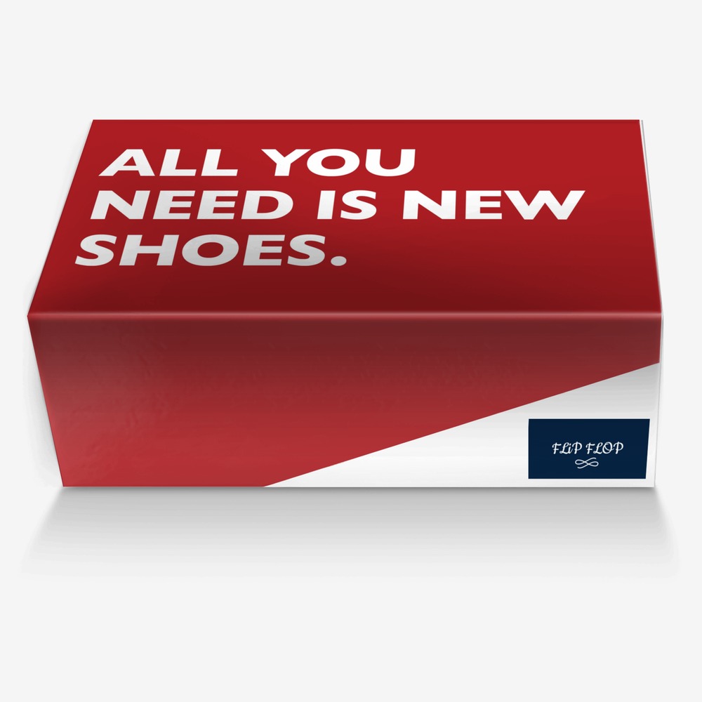 FLiP FLOP custom made in Italy shoes by Thomas Childers | Box view