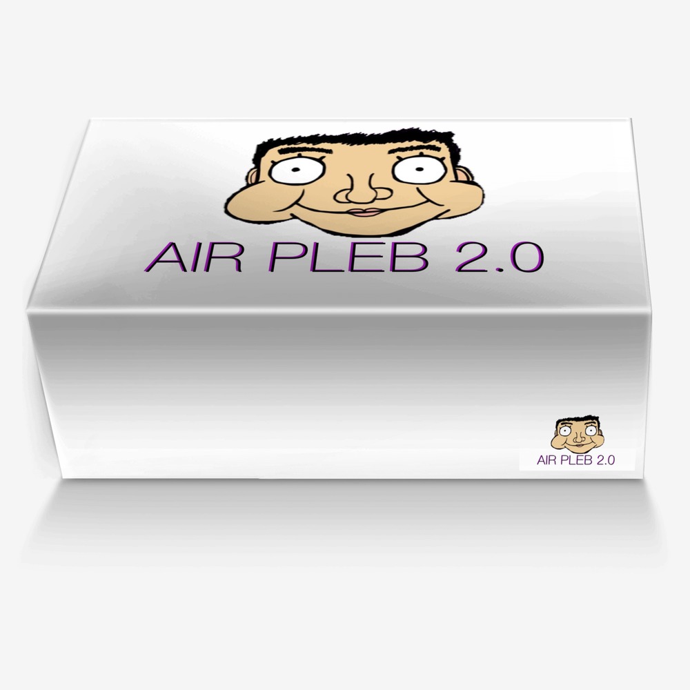 Air Pleb 2.0 custom made in Italy shoes by Hayden Bagley | Box view