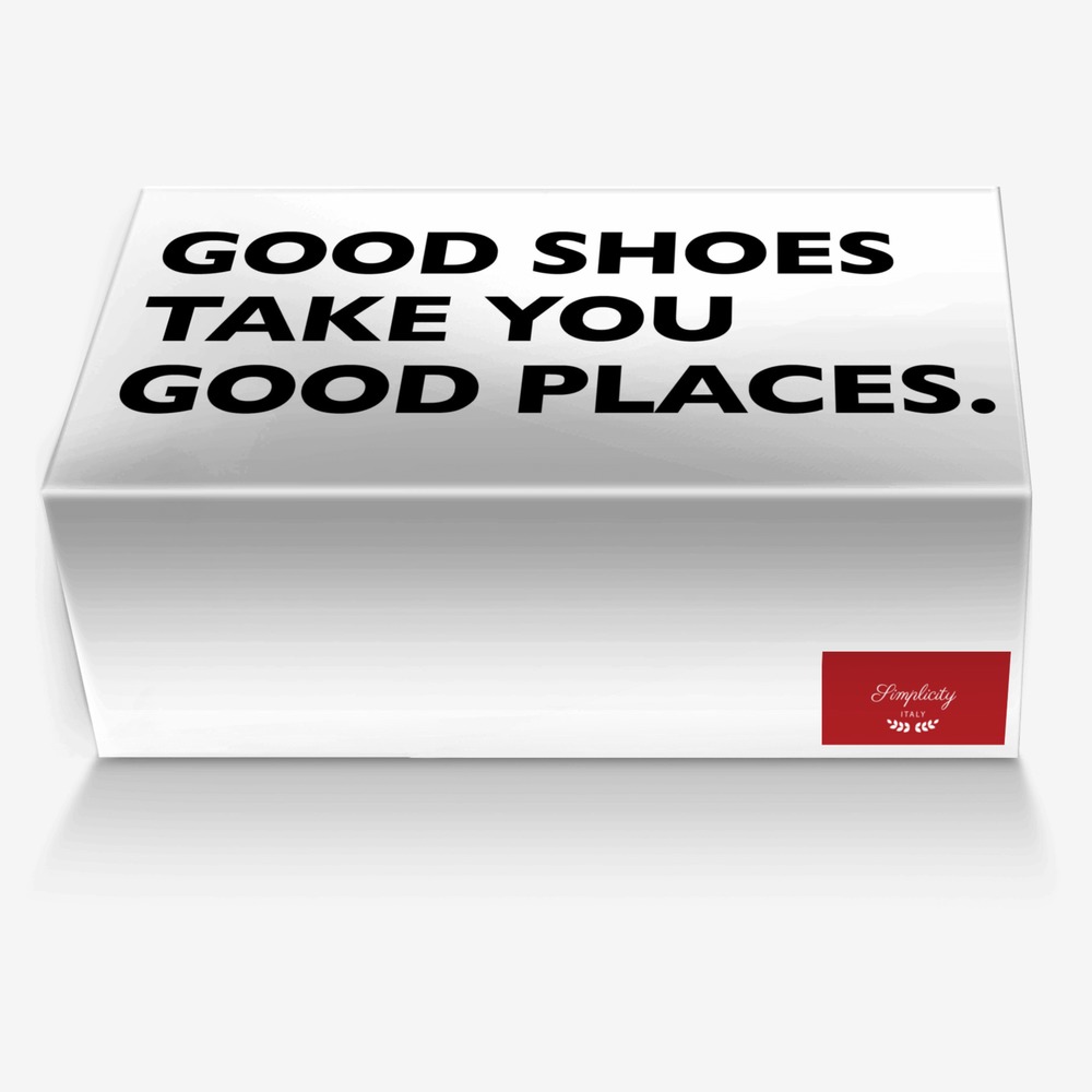 Simplicity custom made in Italy shoes by Sherry Rose | Box view