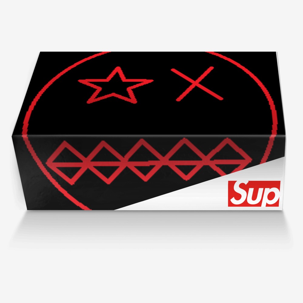 crossout custom made in Italy shoes by Anthonymarez | Box view
