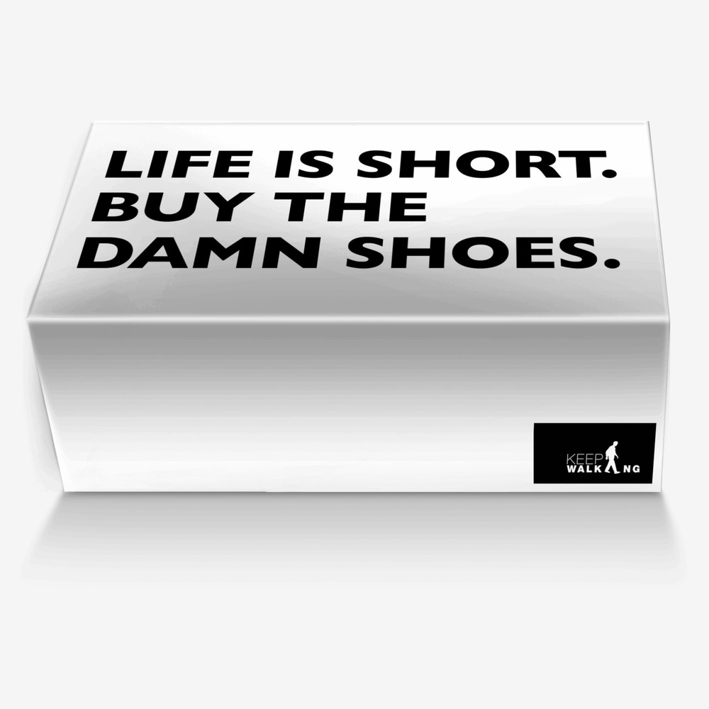 keep walking custom made in Italy shoes by Berto Costa | Box view