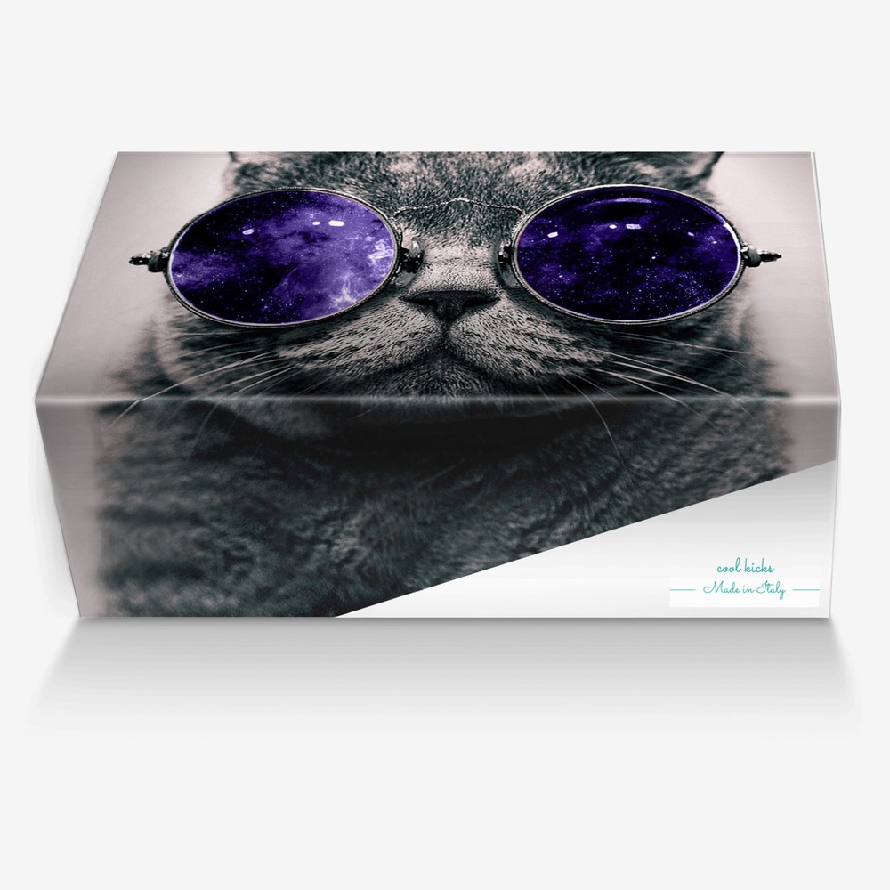 cool kicks custom made in Italy shoes by Tova Whynacht | Box view