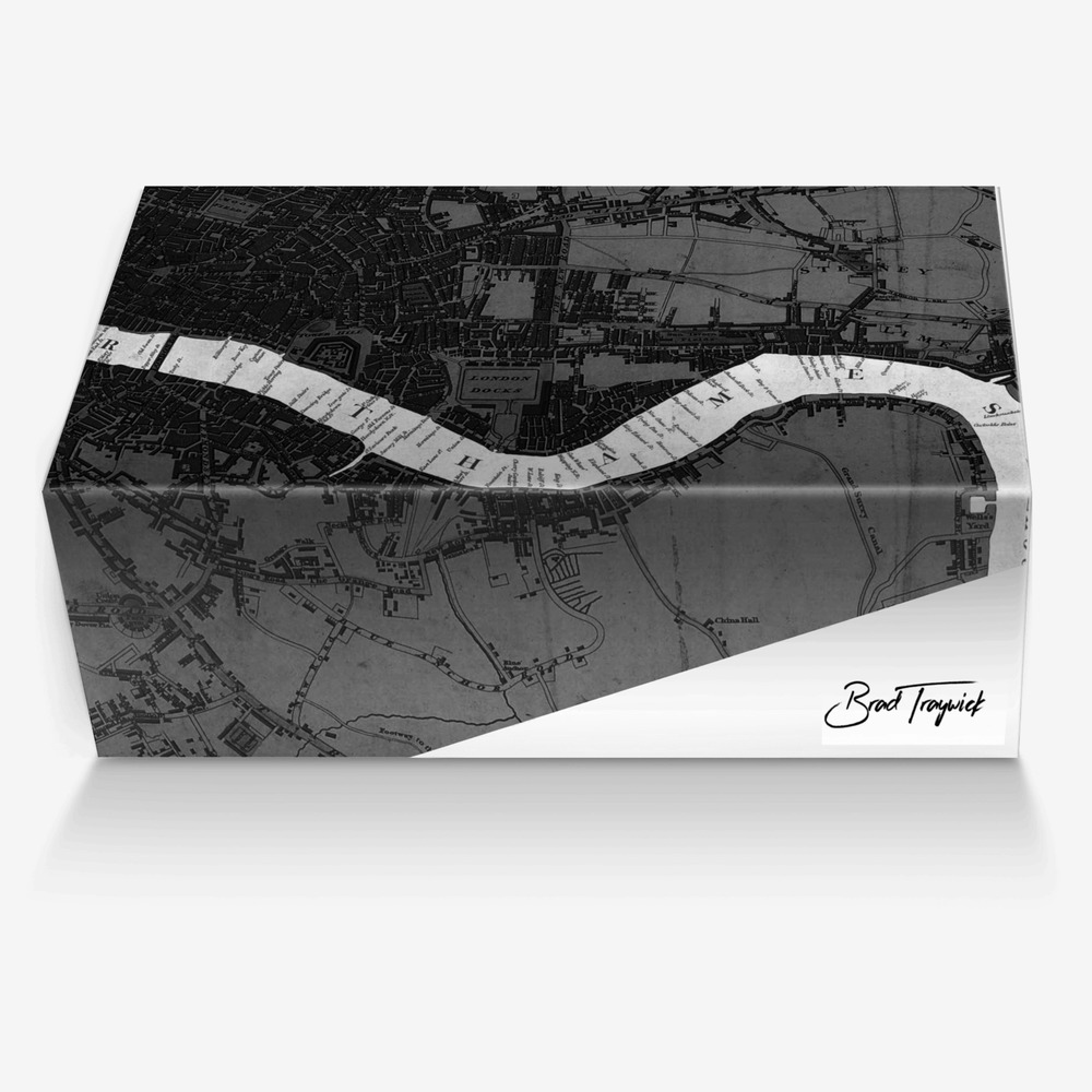 Brad custom made in Italy shoes by Bradford Traywick | Box view