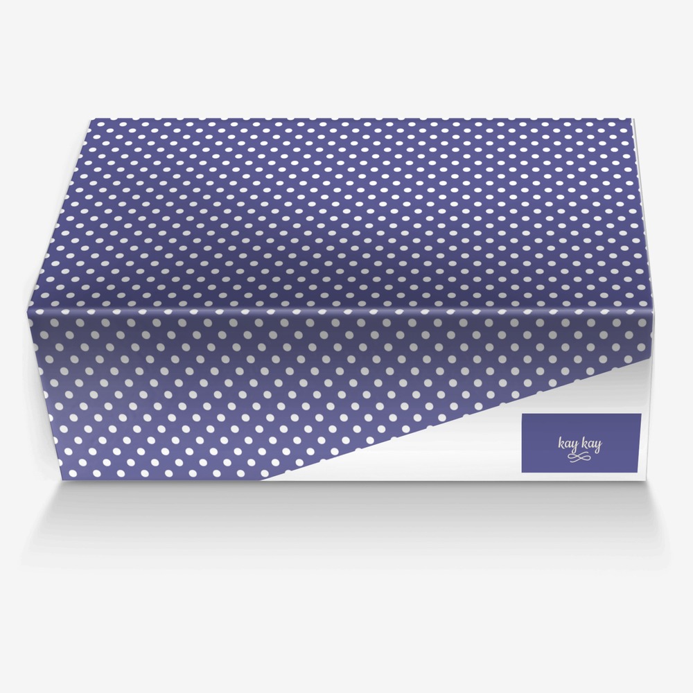 kay kay custom made in Italy shoes by Khamora Brown | Box view