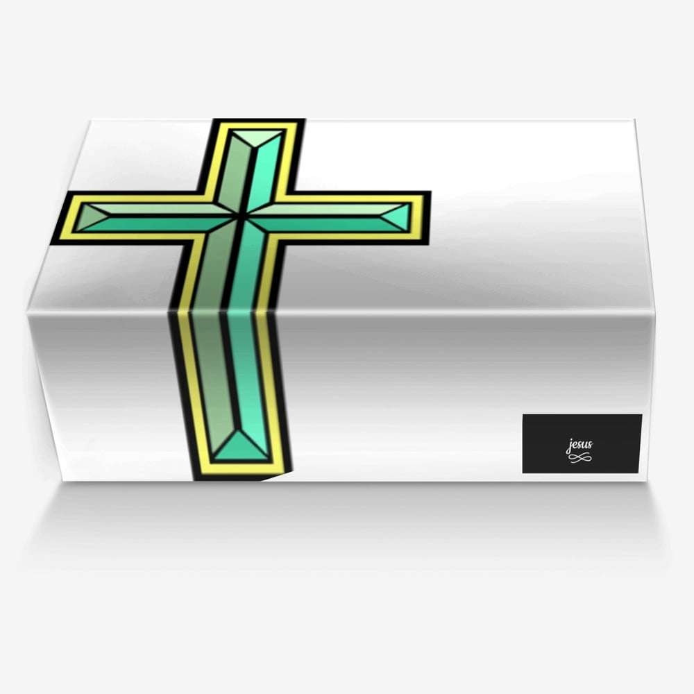 jesus custom made in Italy shoes by Toast God | Box view