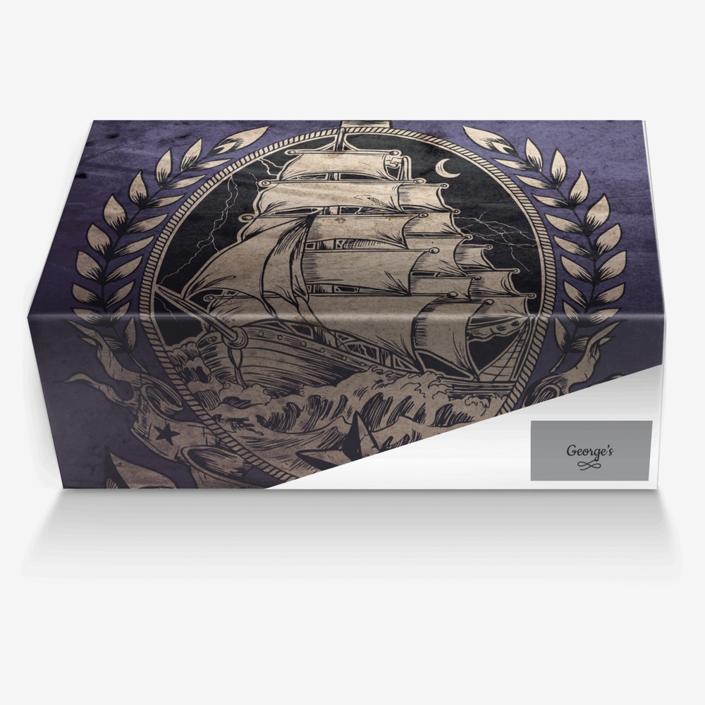 George’s custom made in Italy shoes by Jordan Berry | Box view