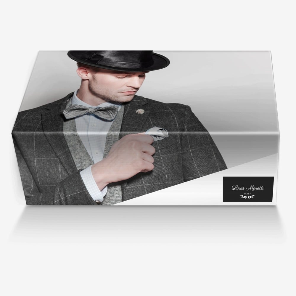 Louis Moretti custom made in Italy shoes by Louis Robert David Hutchinson | Box view