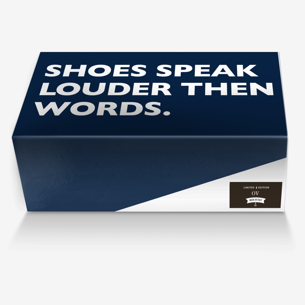 OV custom made in Italy shoes by Ozzy Vapor | Box view