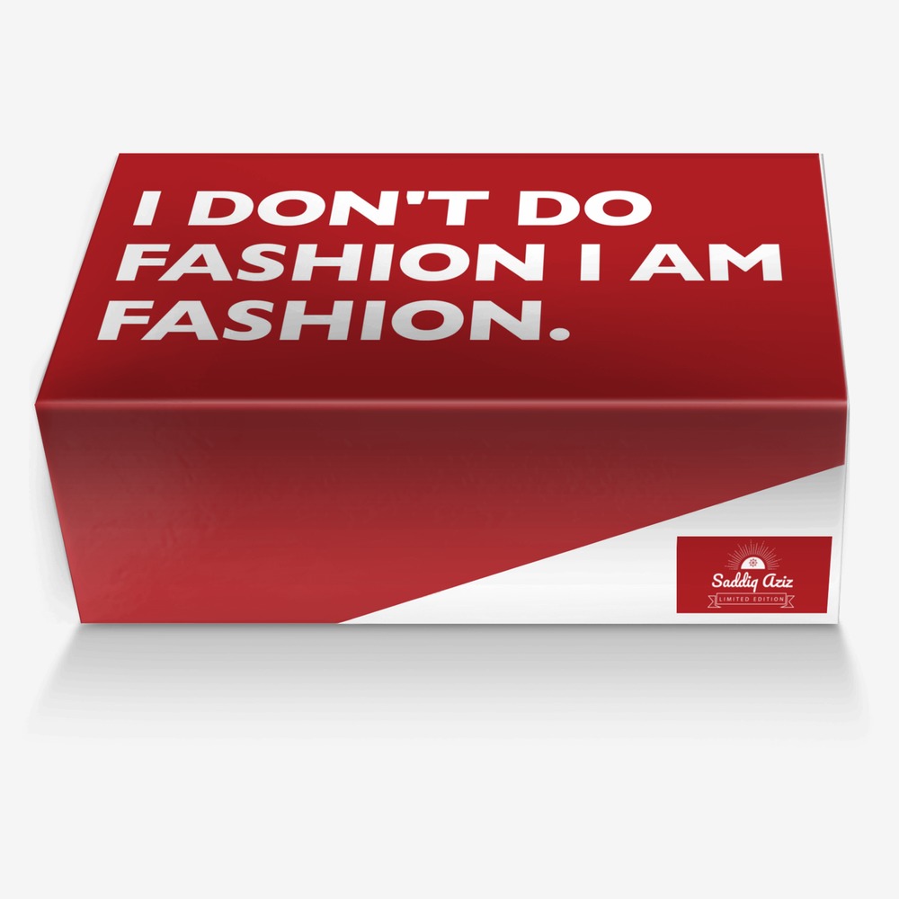 Saddiq Aziz custom made in Italy shoes by Saddiq Aziz | Box view