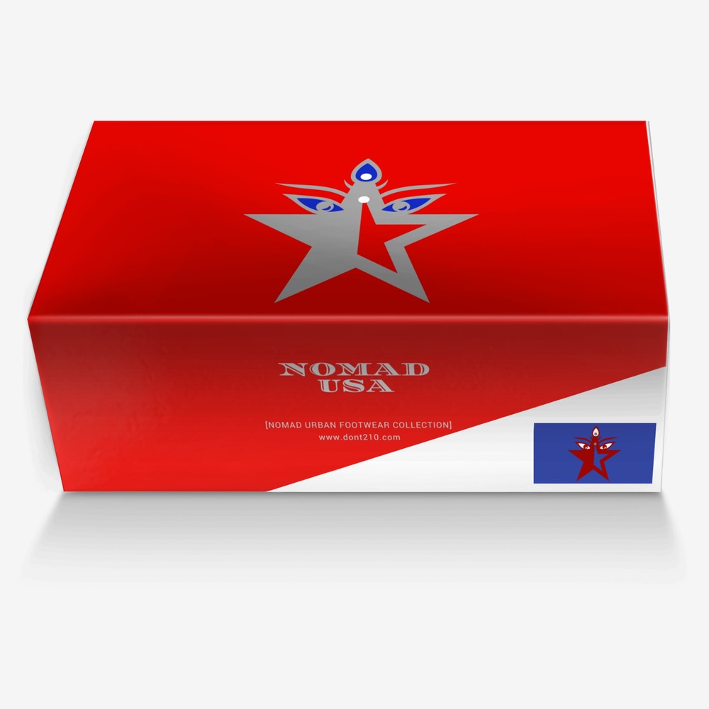 NOMAD USA custom made in Italy shoes by Don Thomas | Box view