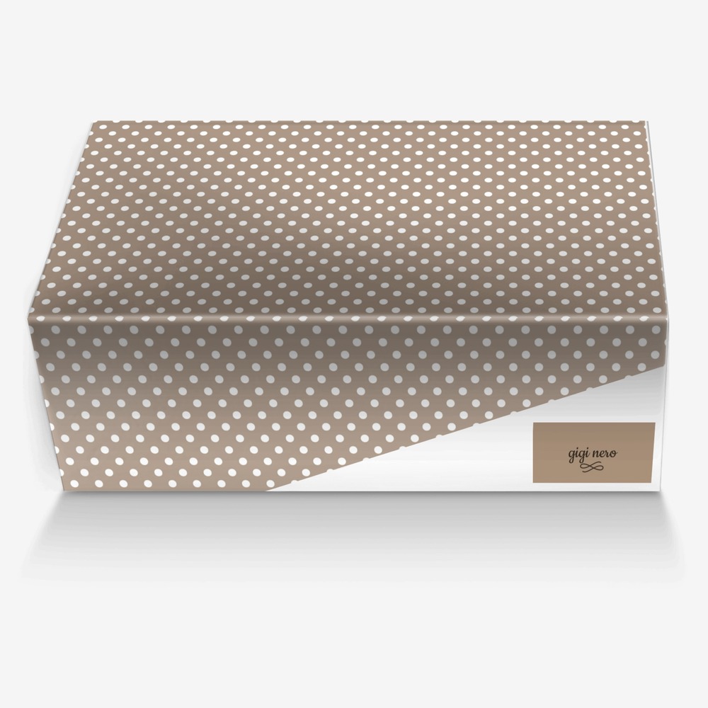 gigi nero custom made in Italy shoes by Gina Vernon | Box view