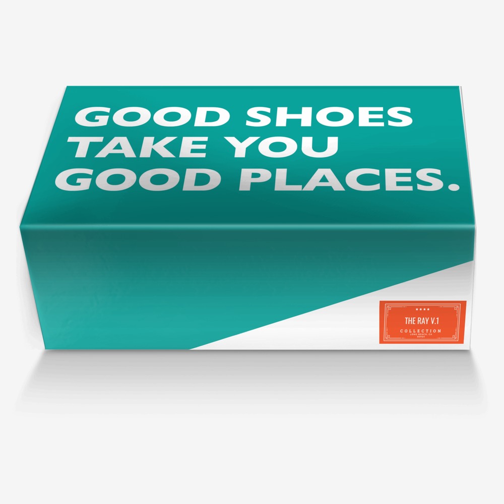 The Ray V.1 custom made in Italy shoes by Aidan | Box view