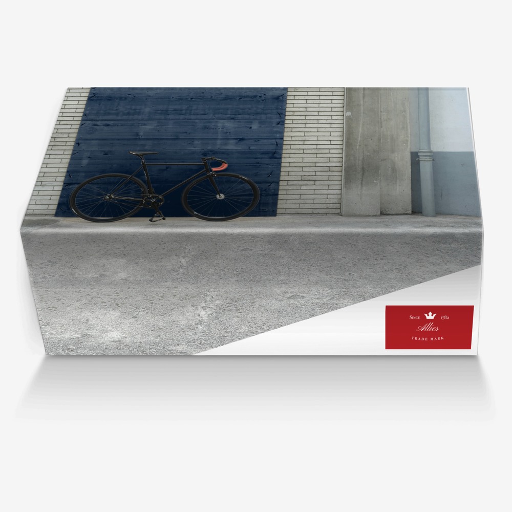 Allies custom made in Italy shoes by David Smith | Box view