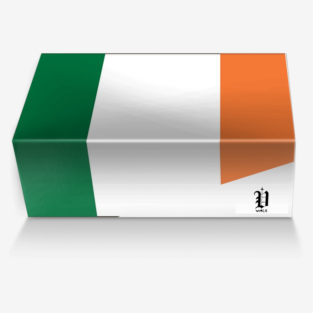 Vic's Ireland  custom made in Italy shoes by Brayden Murphy | Box view
