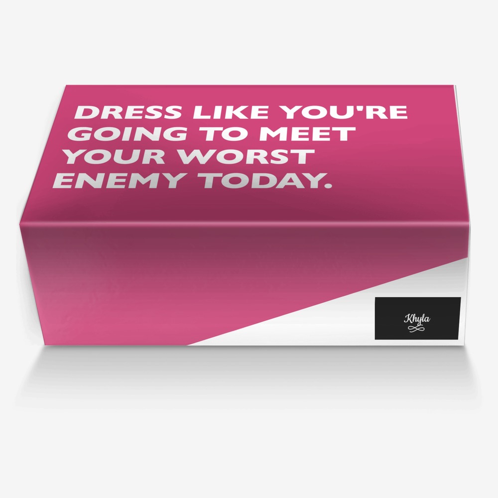 Khyla custom made in Italy shoes by Khyla Dy | Box view