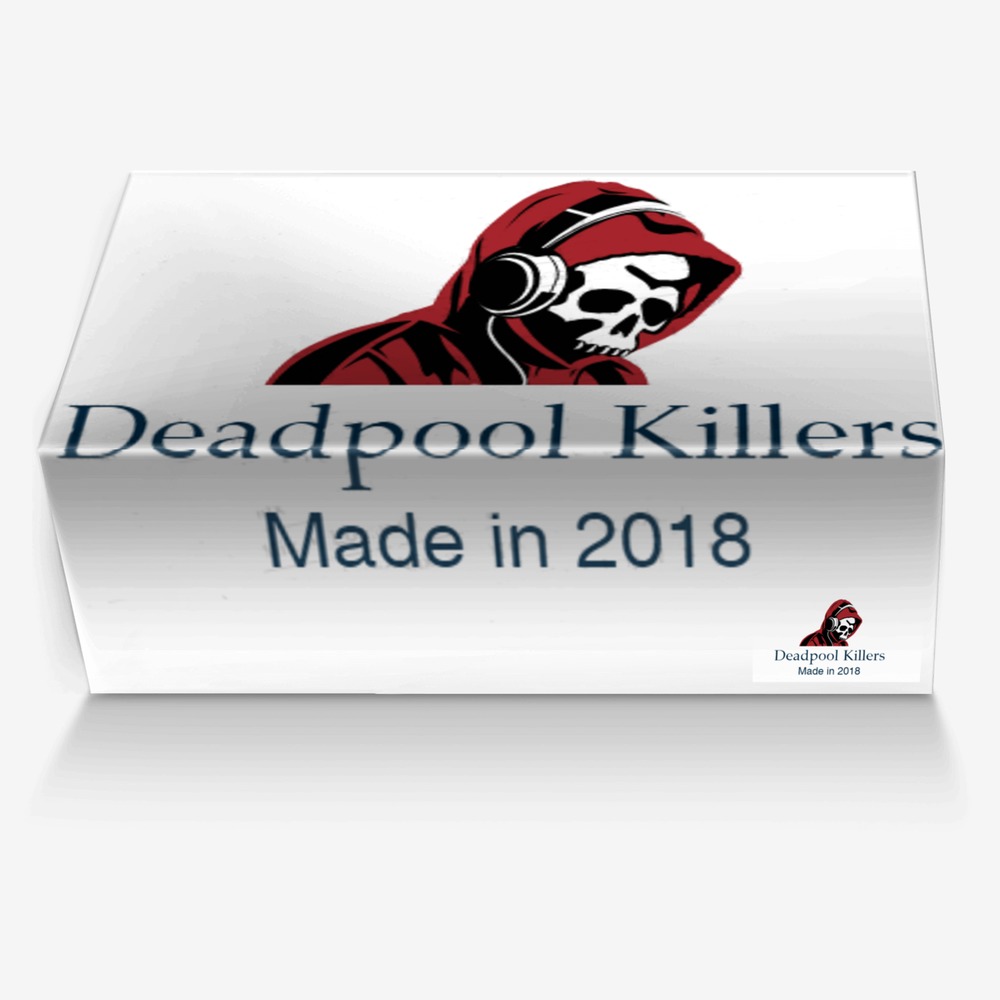 Deadpool killers  custom made in Italy shoes by Jordan Vermaaten | Box view