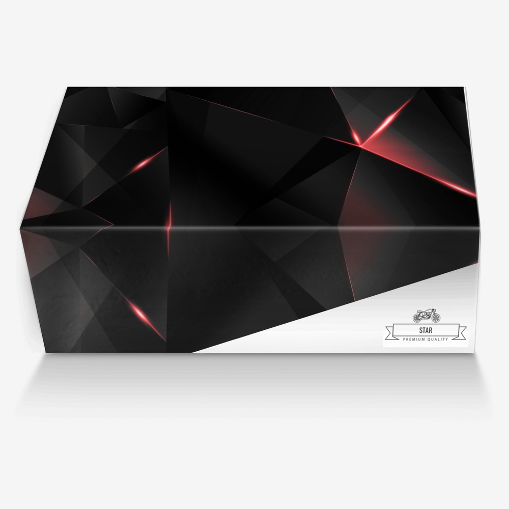 Star custom made in Italy shoes by Marissa Beltran | Box view