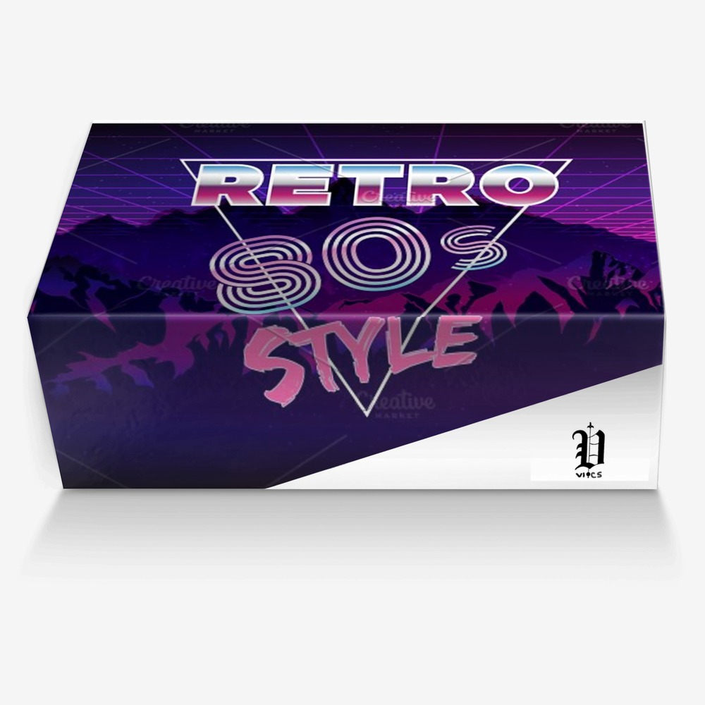 vics 80s style custom made in Italy shoes by Brayden Murphy | Box view
