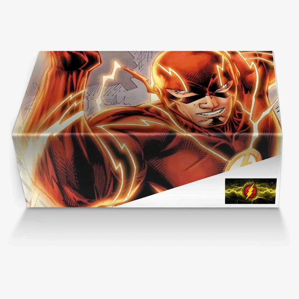 Barry Allen custom made in Italy shoes by Brittyn | Box view
